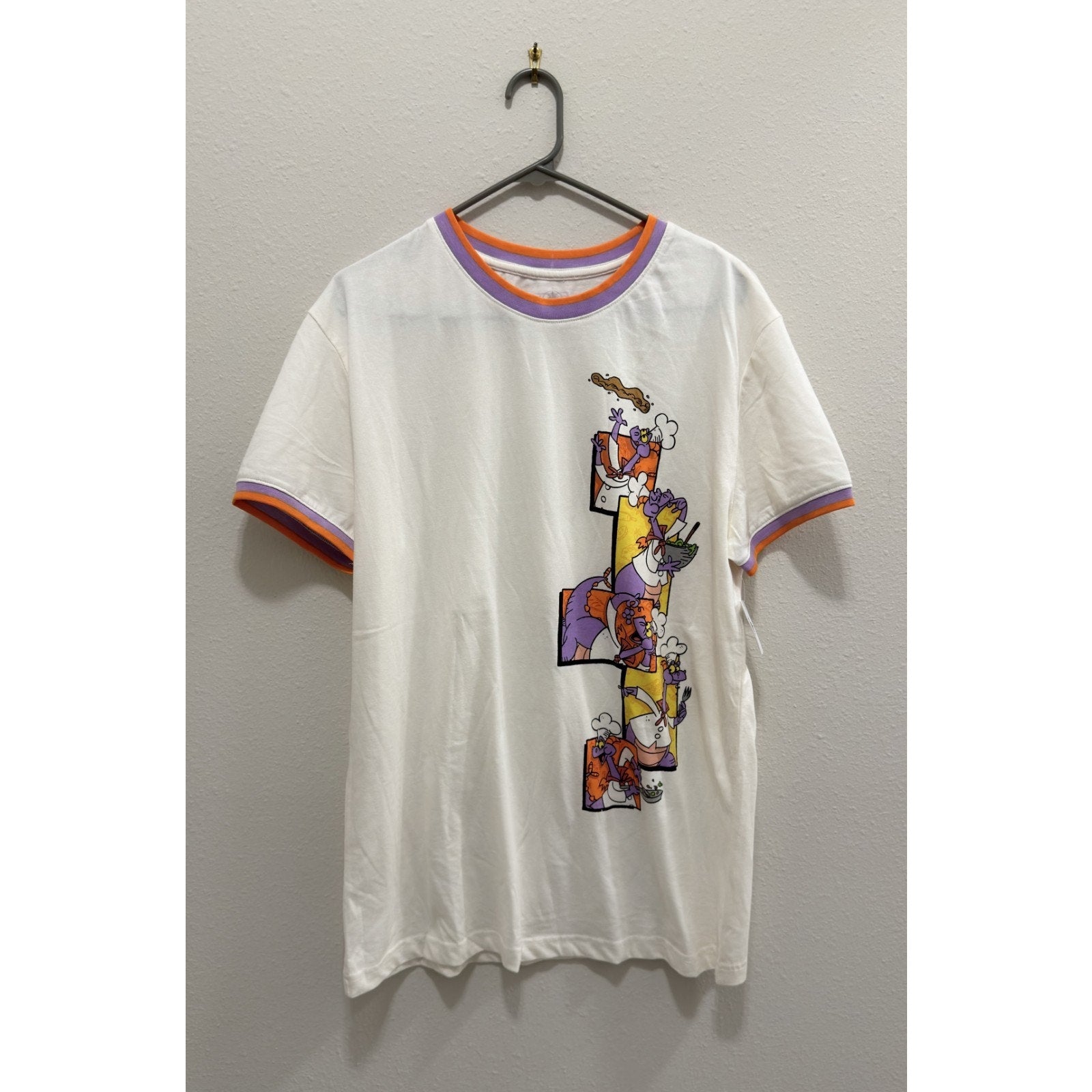 NEW Disney Parks 2025 EPCOT Food & Wine Festival Figment T-Shirt Adult Large
