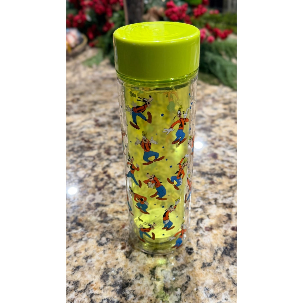 NEW Disney Parks Goofy Lime Green 20oz Water Bottle
