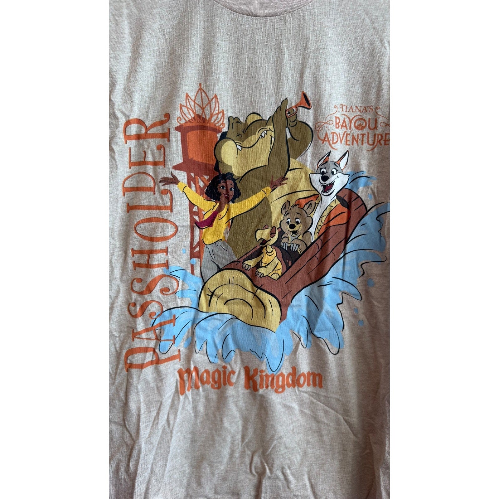 Tiana’s Bayou Adventure Passholder T-shirt | Adult Large (NWT)