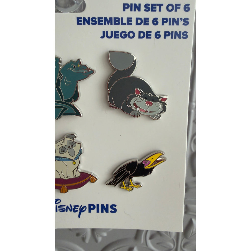 Disney Parks Villains Sidekicks 6 Pin Set NEW