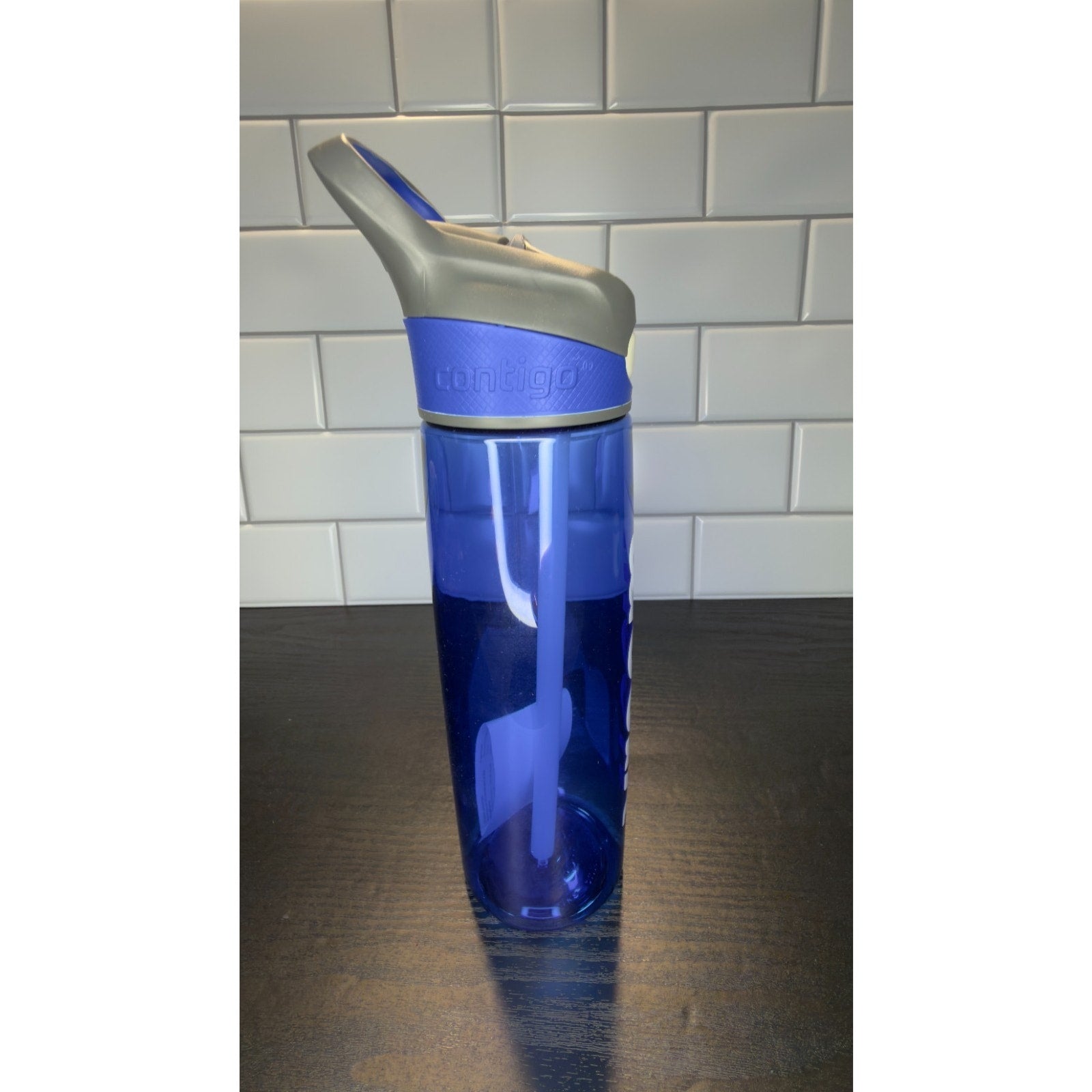 Contigo AUTOSPOUT Straw Ashland Water Bottle Monaco Blue - NEW