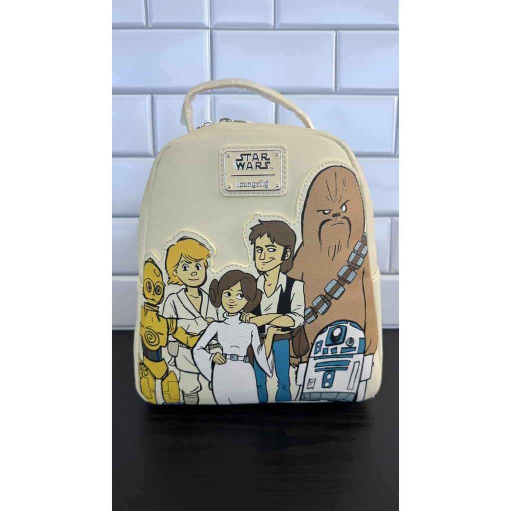Disney Parks x Loungefly Star Wars 2023 Resistance Cartoon Mini Backpack NWT