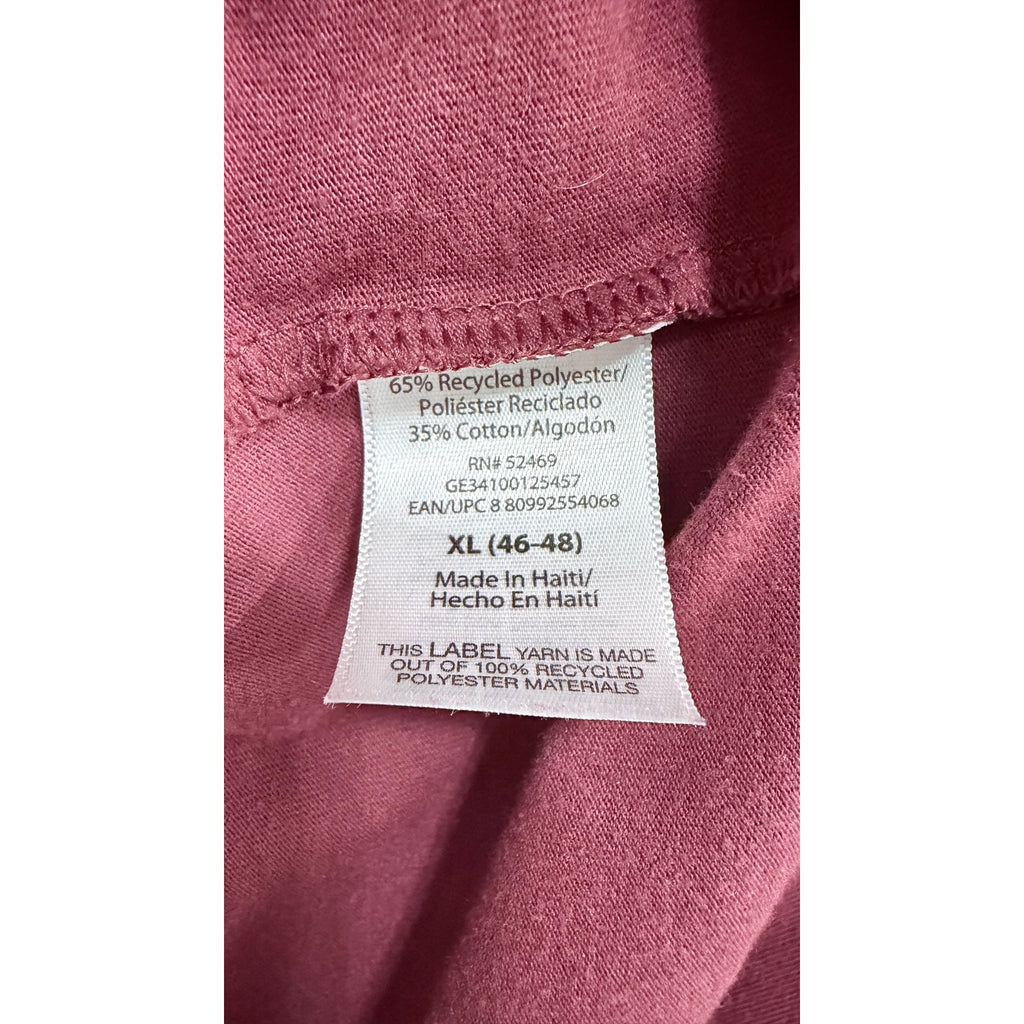 George Men's XL Maroon Short Sleeve Crewneck T-Shirt Preowned