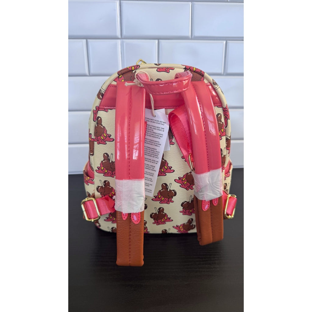 Disney Parks x Loungefly Mini Backpack - Disney Eats Mickey Candy Apple NWT