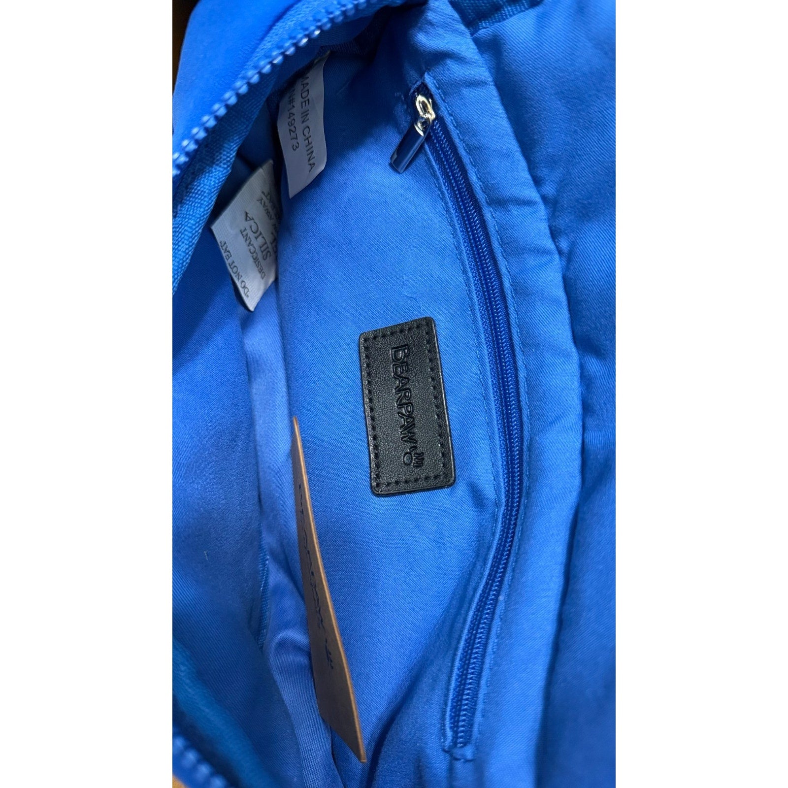 New Bearpaw Nylon Belt Bag with Detachable Change Pouch - Bright Blue