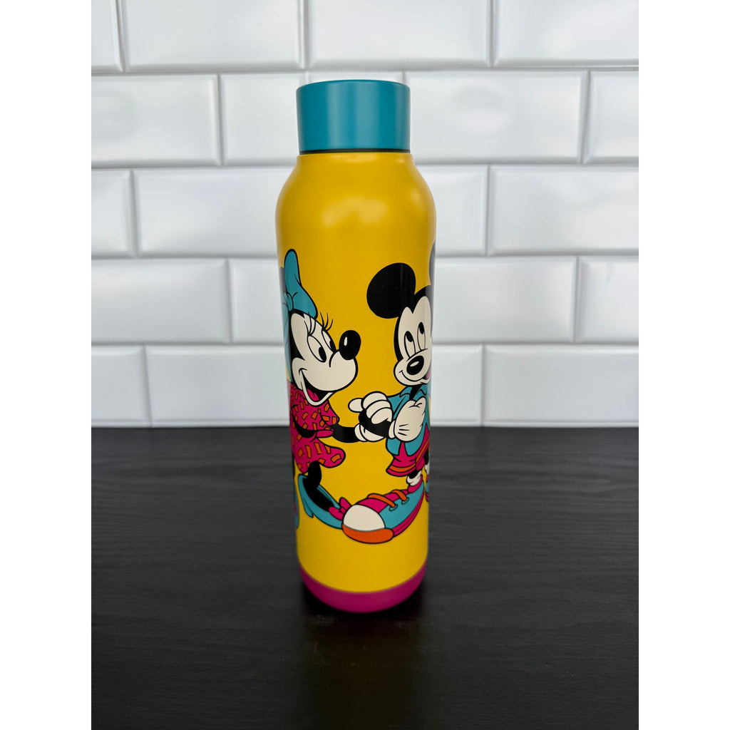 Disney Parks Mickey & Minnie Yellow "Best Day Ever" 21oz Water Bottle (NWT)