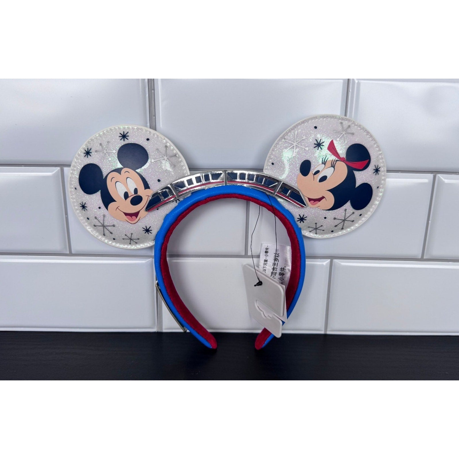 Disney x Loungefly 50th Anniv. Monorail Contemporary Resort Crossbody & Ears NWT