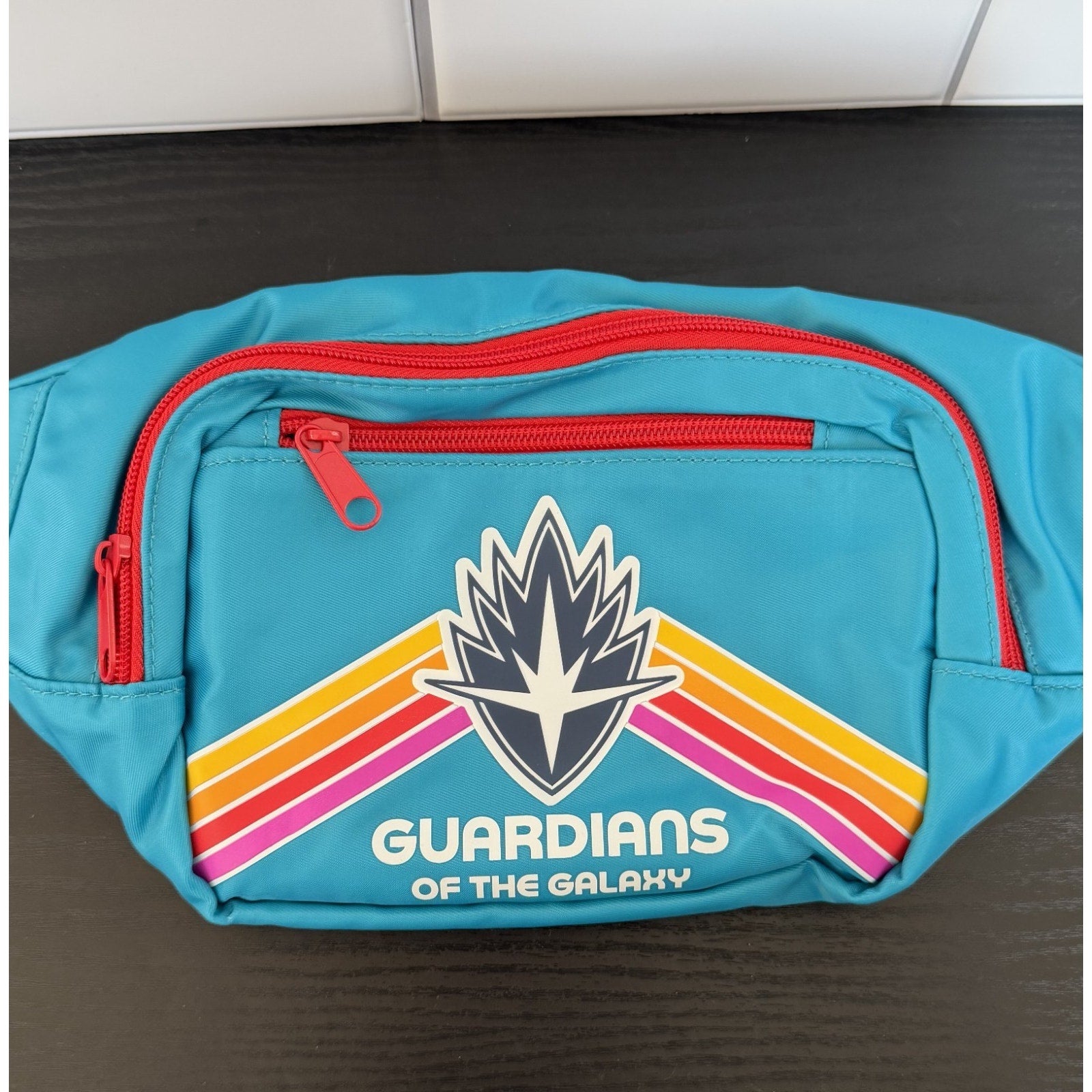 Guardians Of The Galaxy Blue Retro style Fanny Pack Bag Marvel NEW