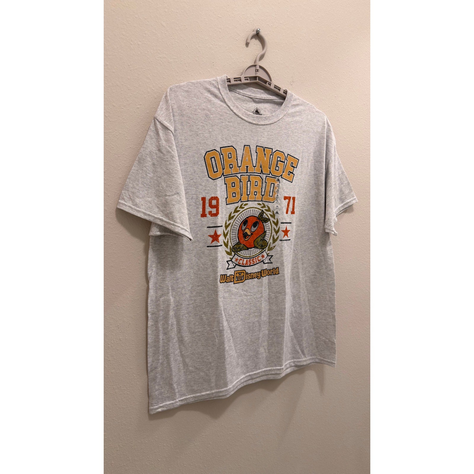 Disney Parks Walt Disney World "Classic" Orange Bird 1971 T-Shirt XL NWT