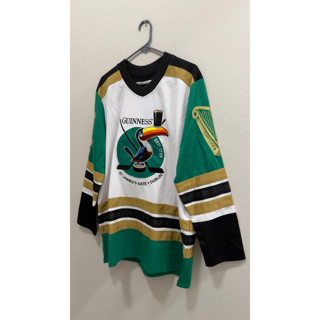 Guinness Toucan Hockey Jersey Men's Medium NWT St James's Gate Dublin 1759