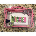 NEW Wicked Musical 3-Piece Cosmetic Bag Set - Clear & Pink