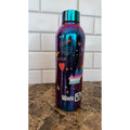 Disney Parks 2023 Pride Doodles Castle Metallic Blue Tumbler 24oz READ