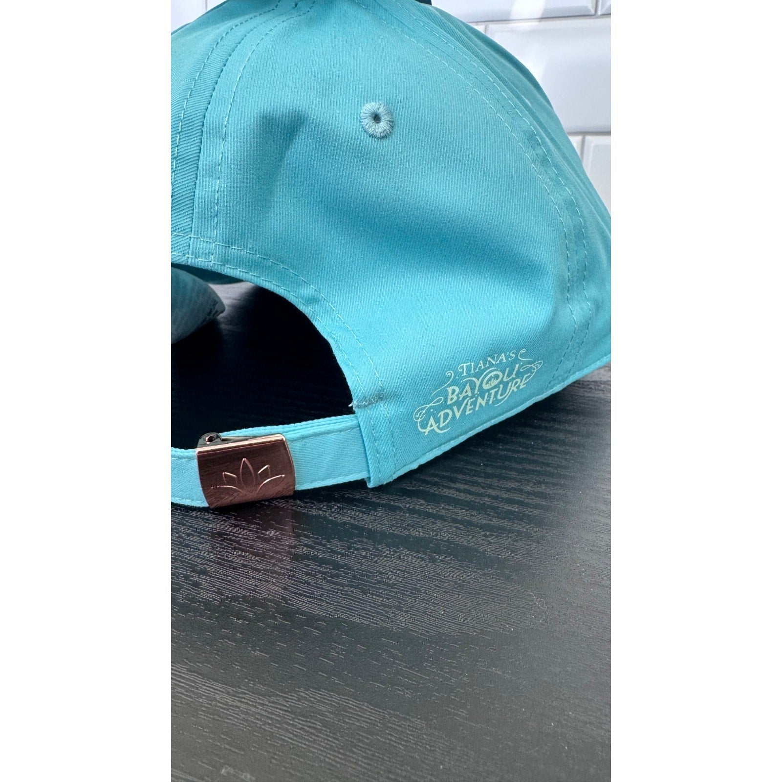 Disney Parks Tiana’s Bayou Adventure Let's Get To The Party Teal Hat Cap 2024
