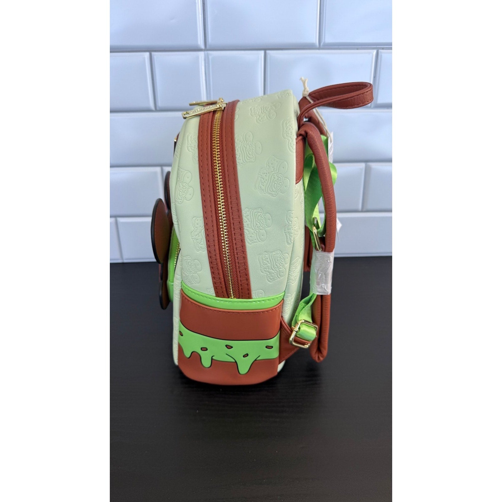 Disney Parks x Loungefly Eats Mint Ice Cream Sandwich Mini Backpack