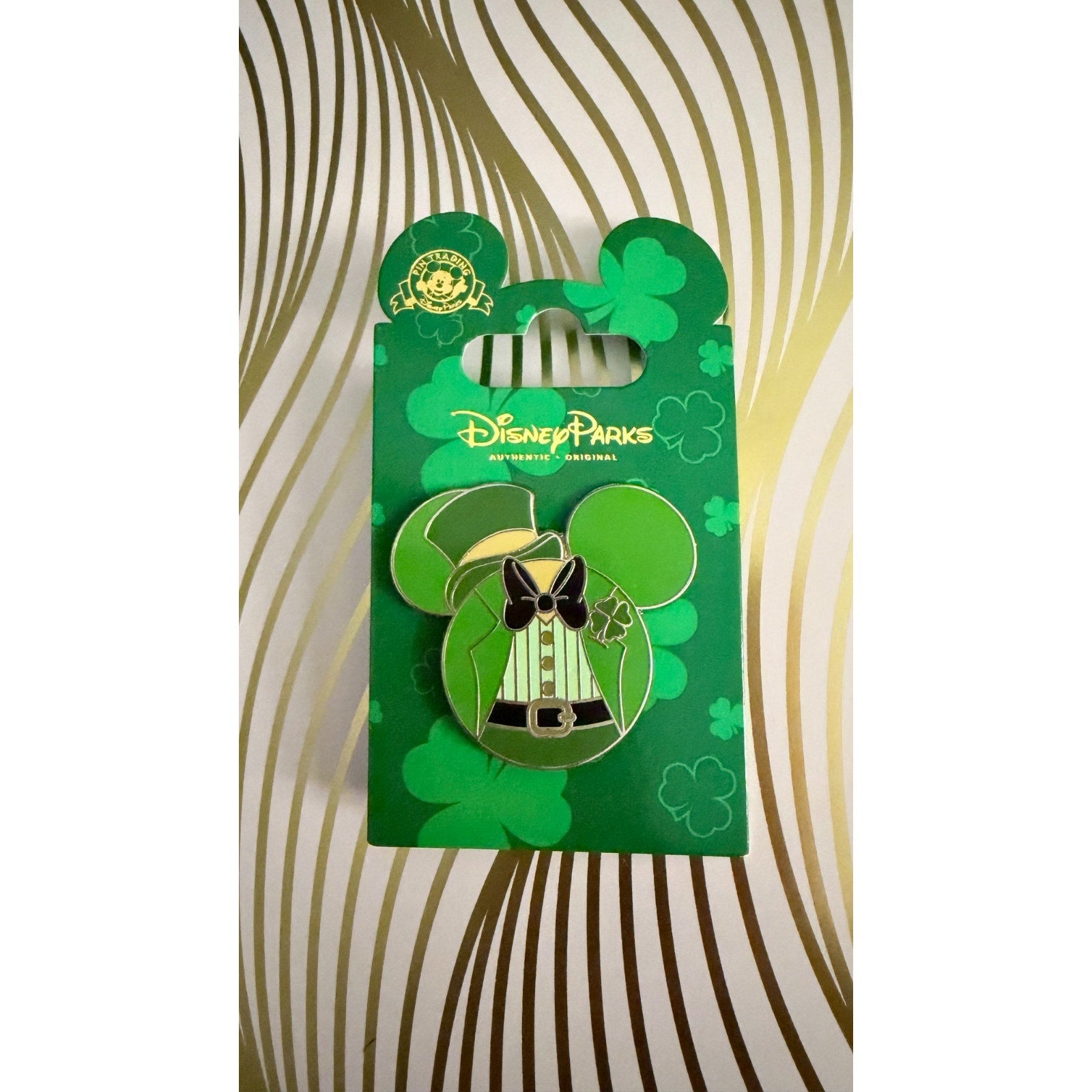 Disney Parks 2015 Mickey Mouse Leprechaun St. Patrick’s Day Pin