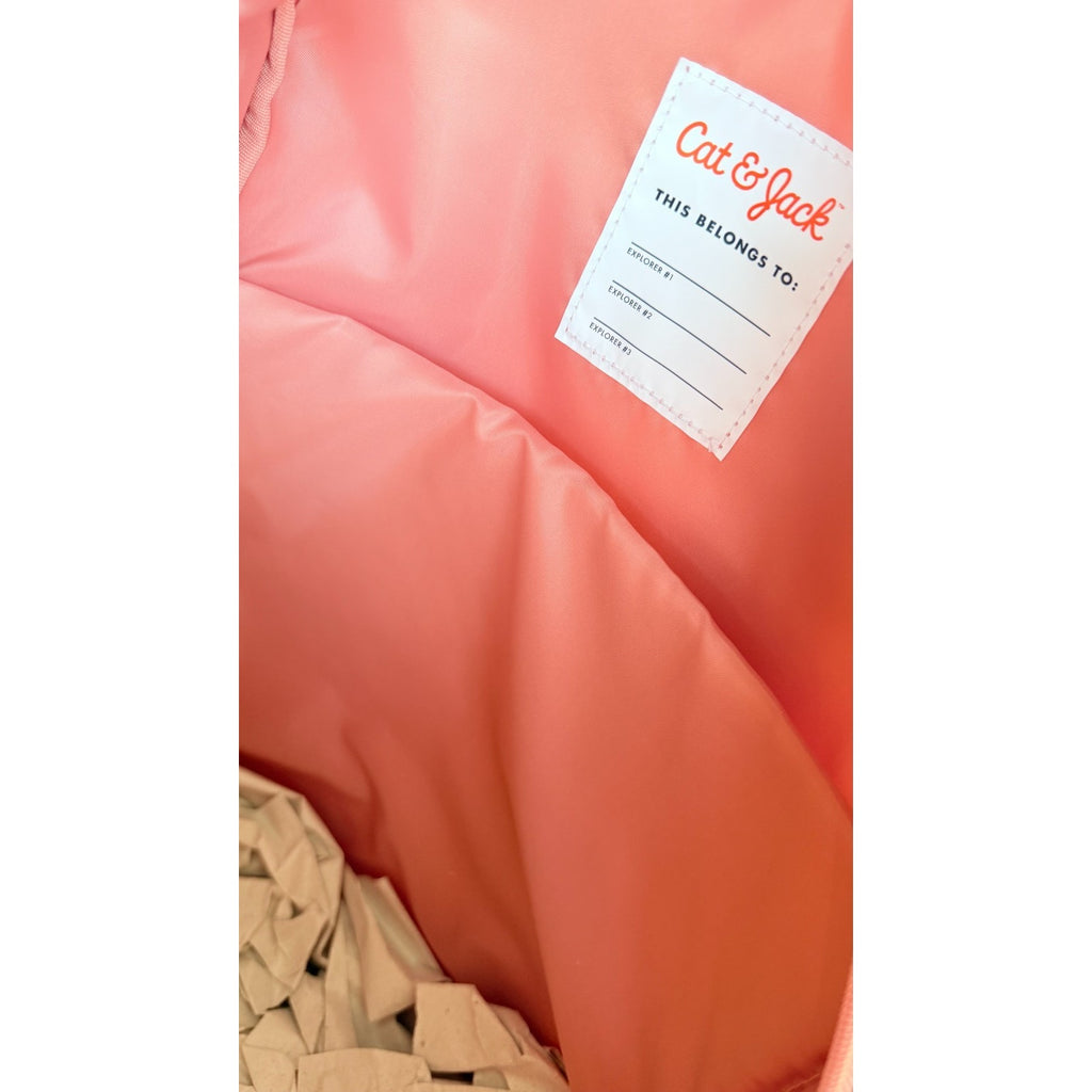 NEW! Cat & Jack™ Girls' 16" Two Pocket Backpack - NWT