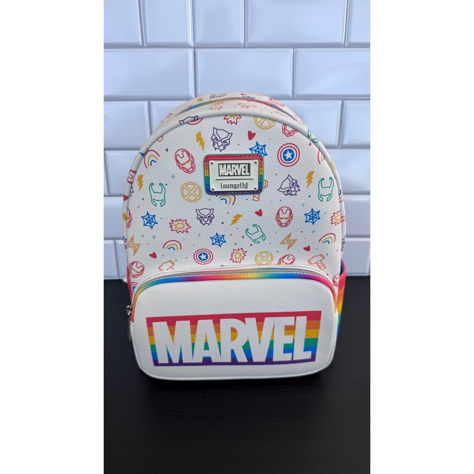 Disney Parks x Loungefly Marvel Pride Mini Backpack NWT