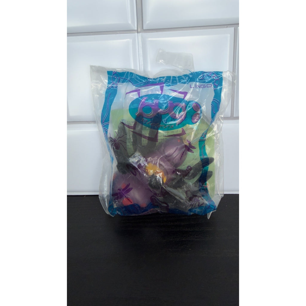 Vintage 1998 Burger King Kids Club Toy - Bug Riders: Lingo on Spider