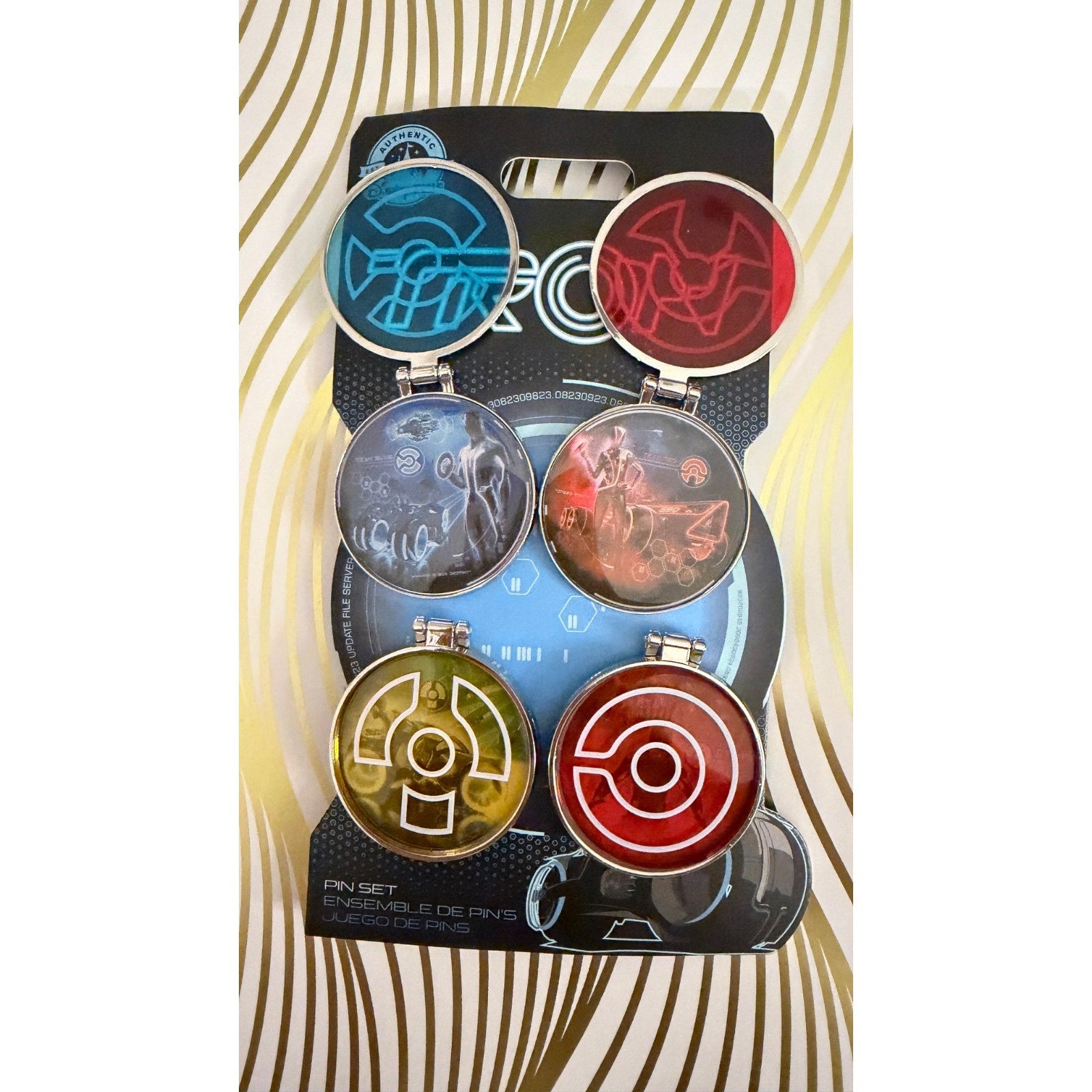 Disney Parks TRON Lightcycle Run Grand Opening Pin Set
