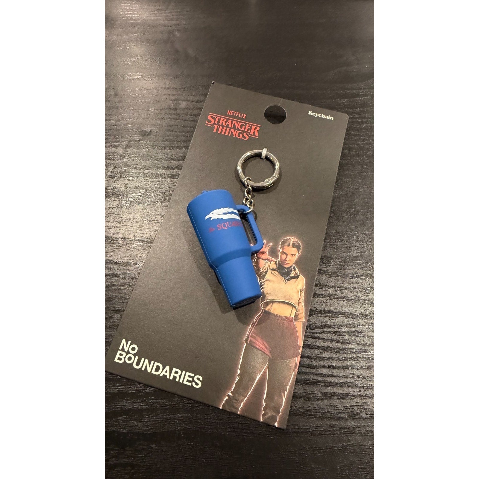 Netflix Stranger Things WSQK Jacket Collectible Mini Keychain - Unisex NEW