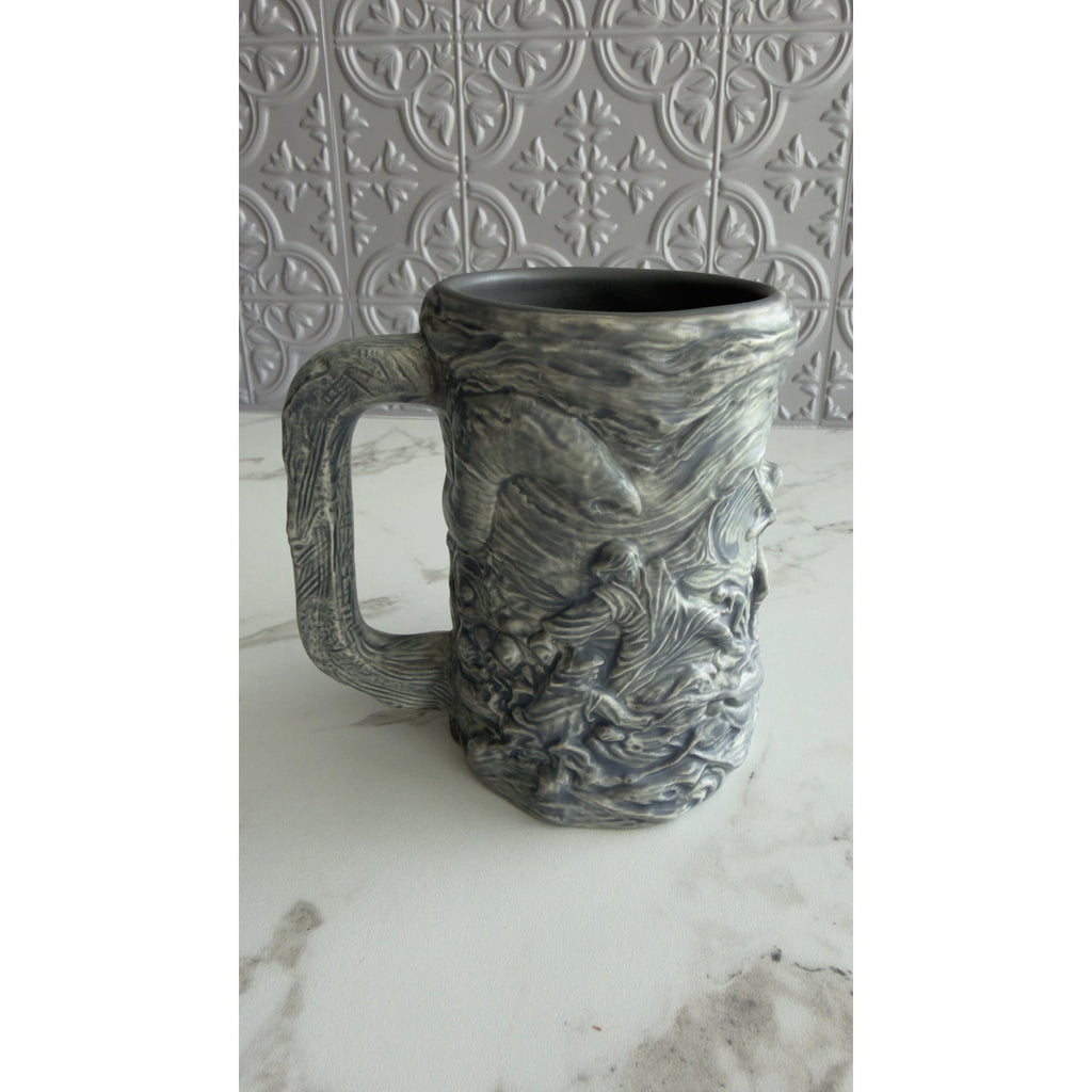 Star Wars Galaxy's Edge Dok-Ondar Jedi vs Sith Battle Relief Ceramic Mug NEW