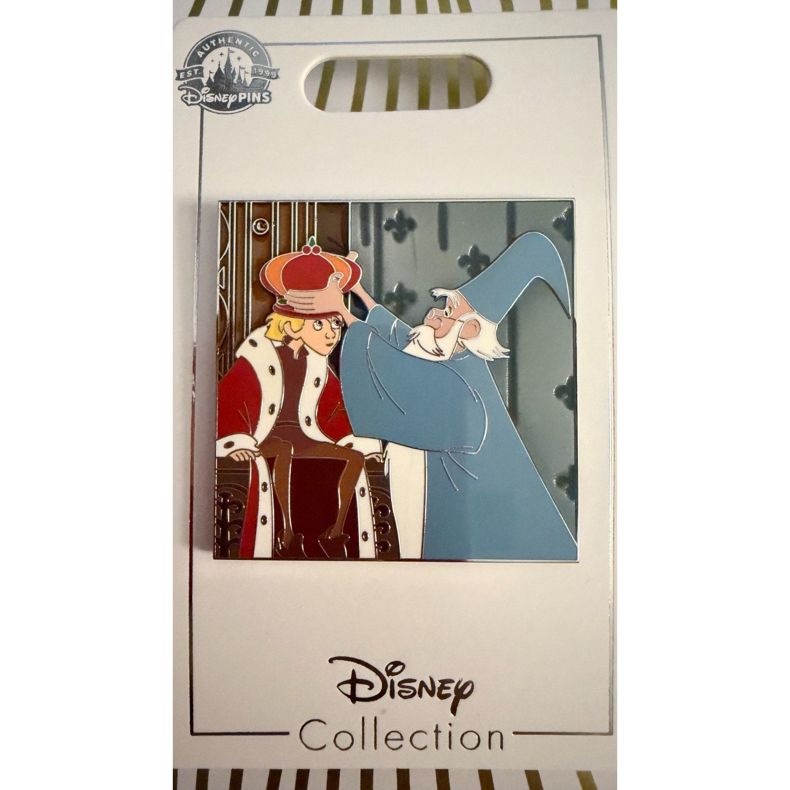 Disney Parks 2022 Sword in the Stone Merlin & Arthur Crowning Pin