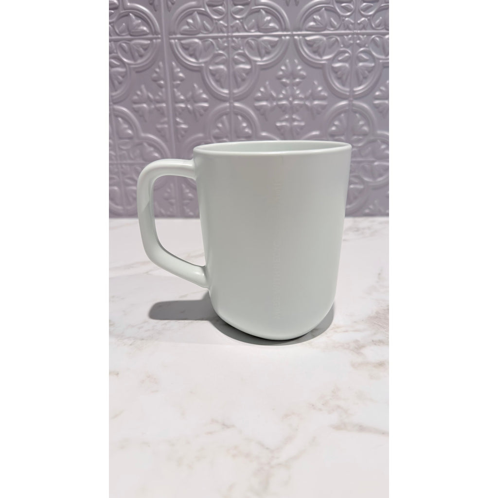 Starbucks Mint Green Recycled Ceramic Coffee Mug 16 oz Triangular Bottom NEW