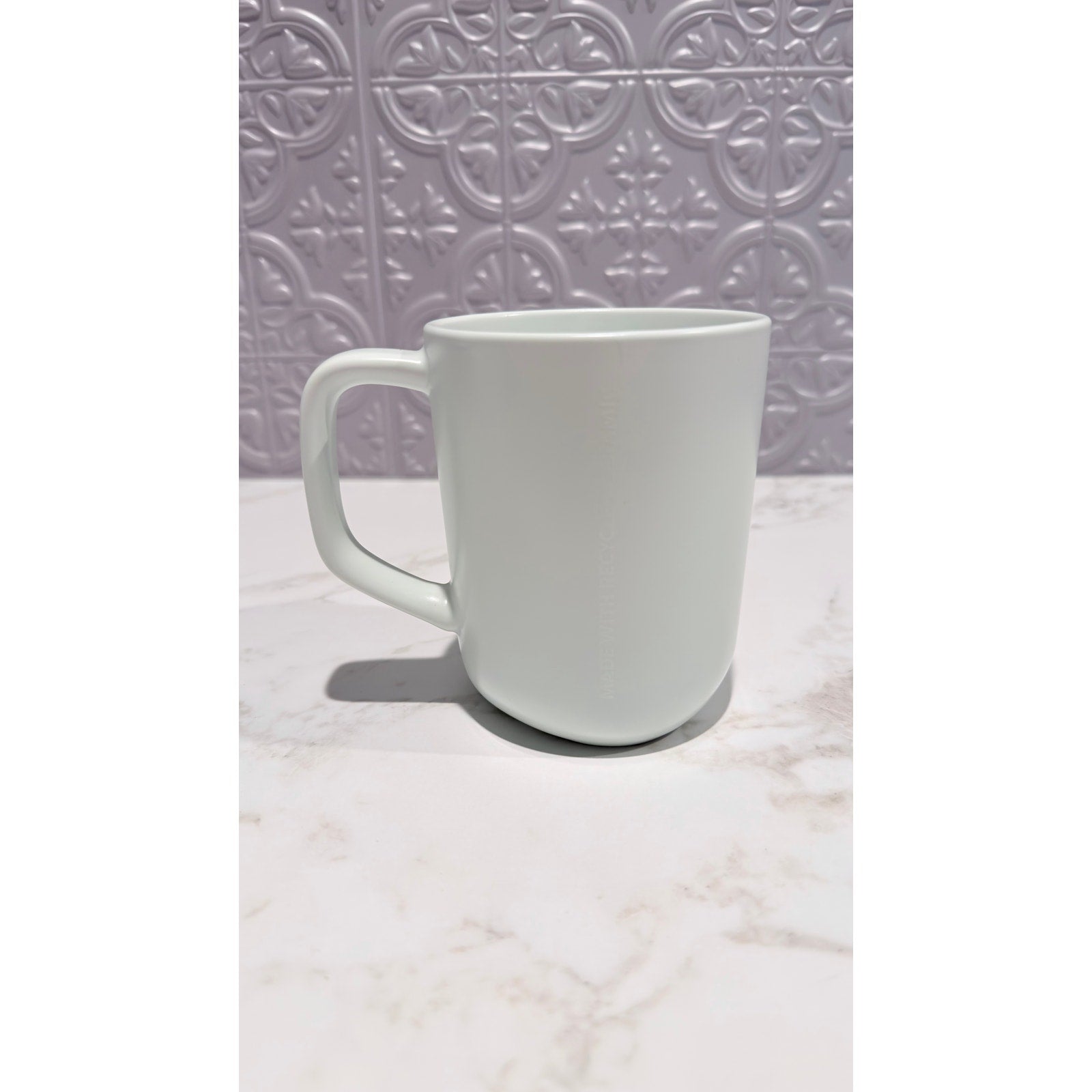 Starbucks Mint Green Recycled Ceramic Coffee Mug 16 oz Triangular Bottom NEW