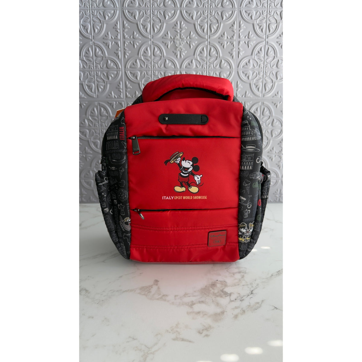 Disney Parks Lug Epcot Italy World Showcase Hopper Shorty Backpack Mickey NWT