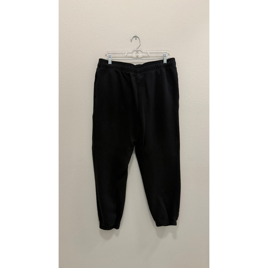 Disney Parks Mickey Mouse Embroidered Fleece Jogger Sweatpants Women’s Large