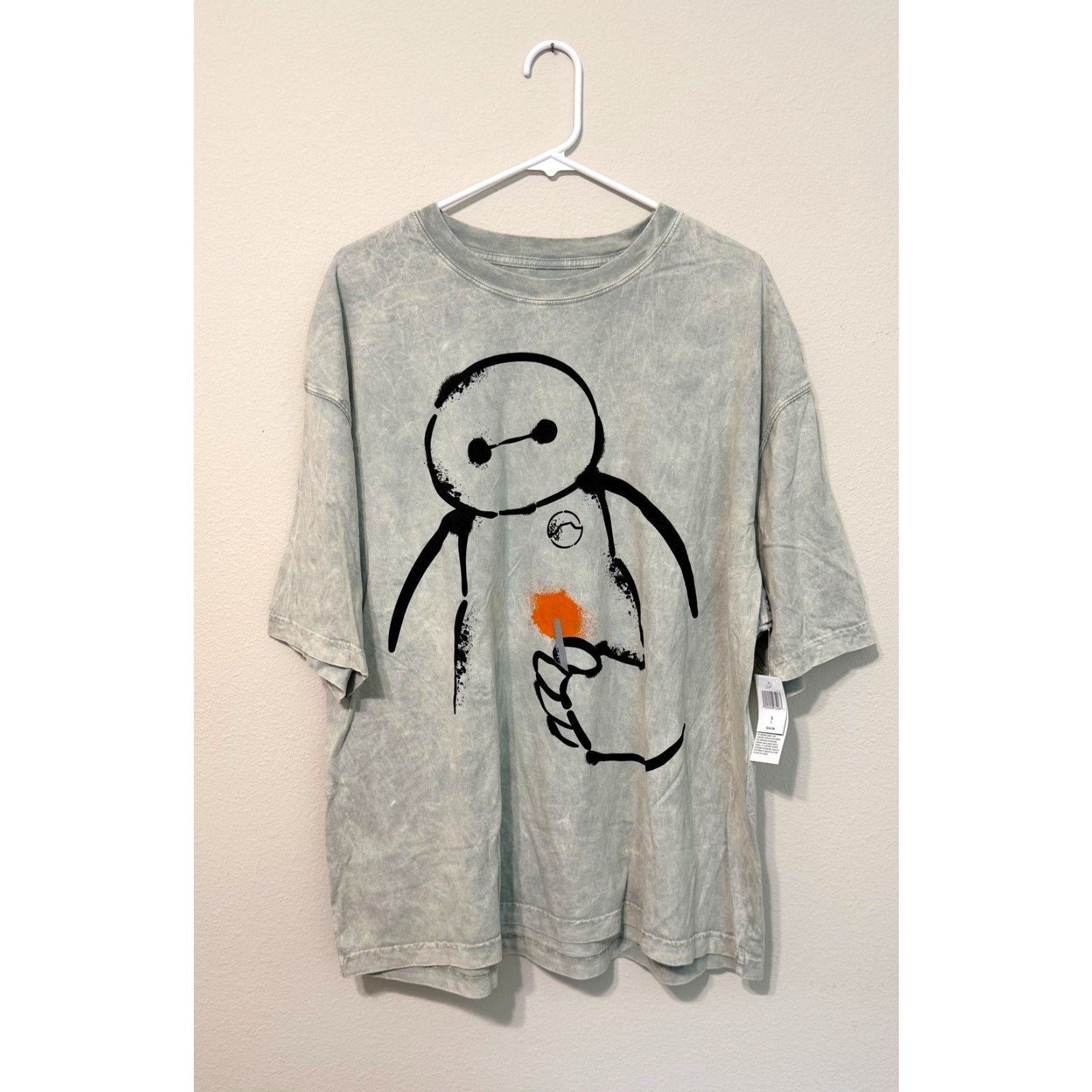 NWT Disney Parks Big Hero 6 Baymax T-Shirt - Adult Size Large