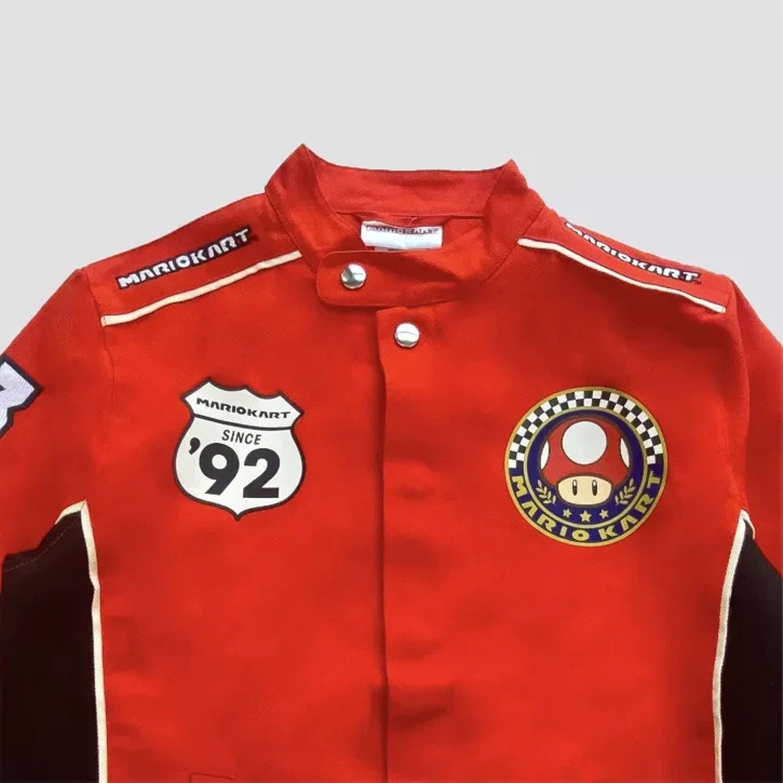 Mario Kart Red Canvas Racing Jacket - Adults Large - Target Exclusive NEW