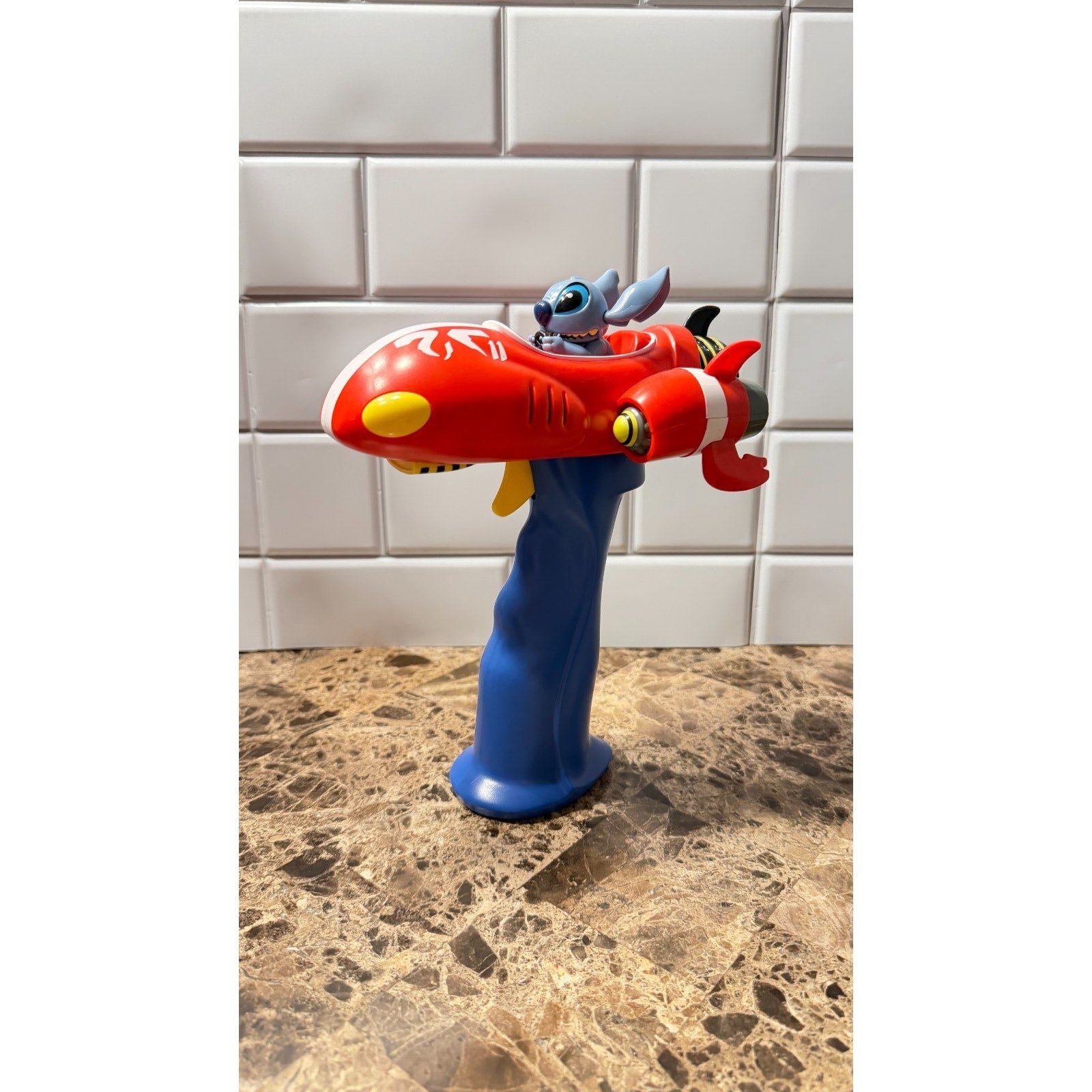 NWOT Disney Parks Stitch Spaceship Fog Mist Wand Lights Up, Speaks & Sprays Mist
