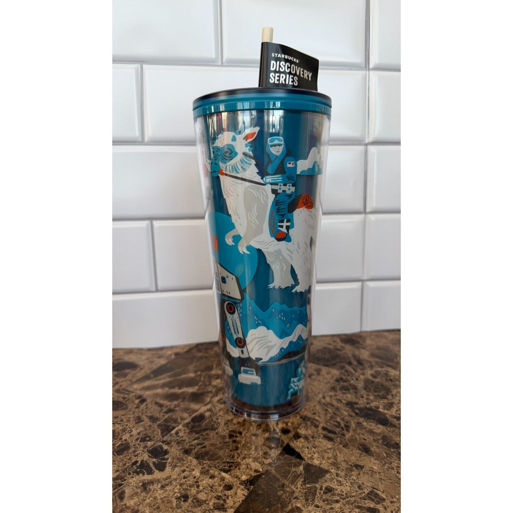 Disney Parks Starbucks Star Wars HOTH Discovery Series Tumbler 24oz NEW