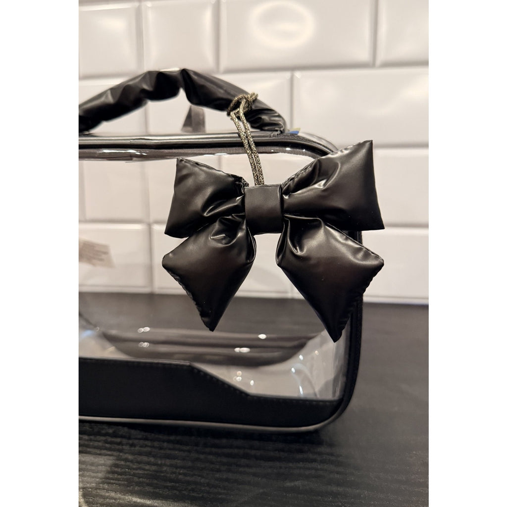 NEW Open Story™ Black & Clear Toiletry Kit and Bag