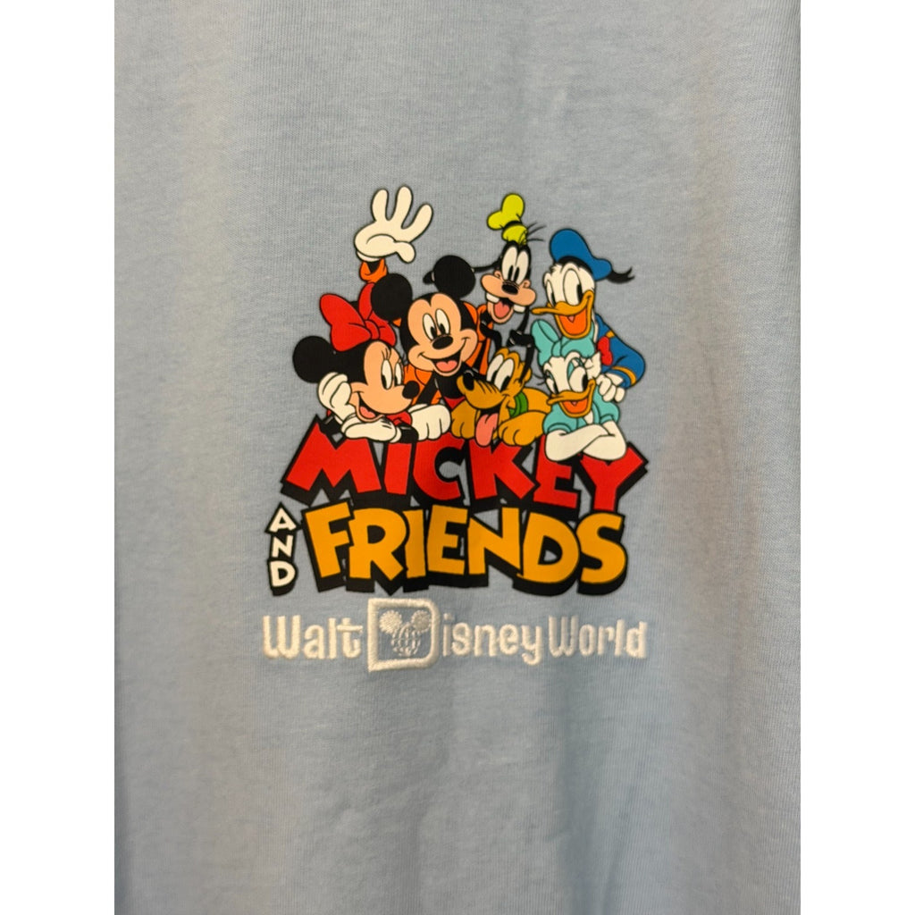 Disney Parks Mickey & Friends Long Sleeve T-Shirt - Adult Size Large