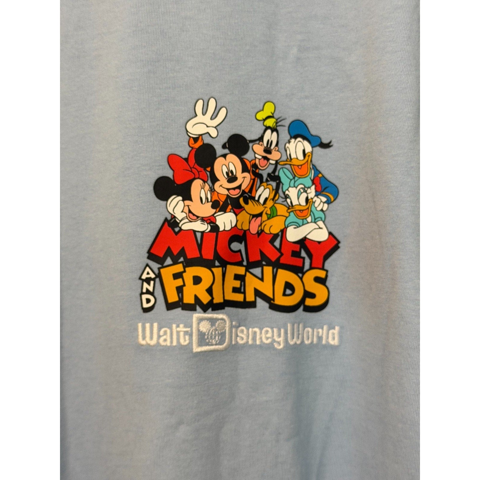 Disney Parks Mickey & Friends Long Sleeve T-Shirt - Adult Size Large