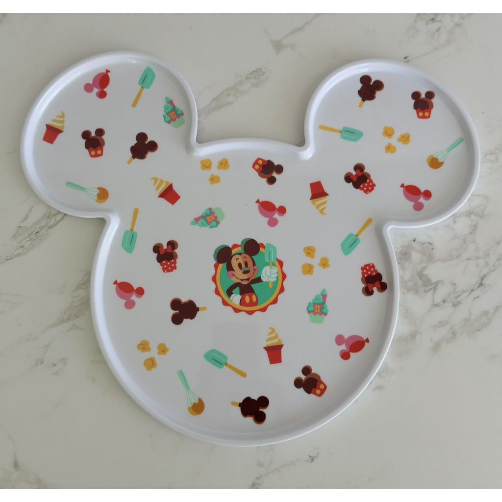 Disney Mickey Mouse Icon Serving Plate Mousewares Parks Treats NWT