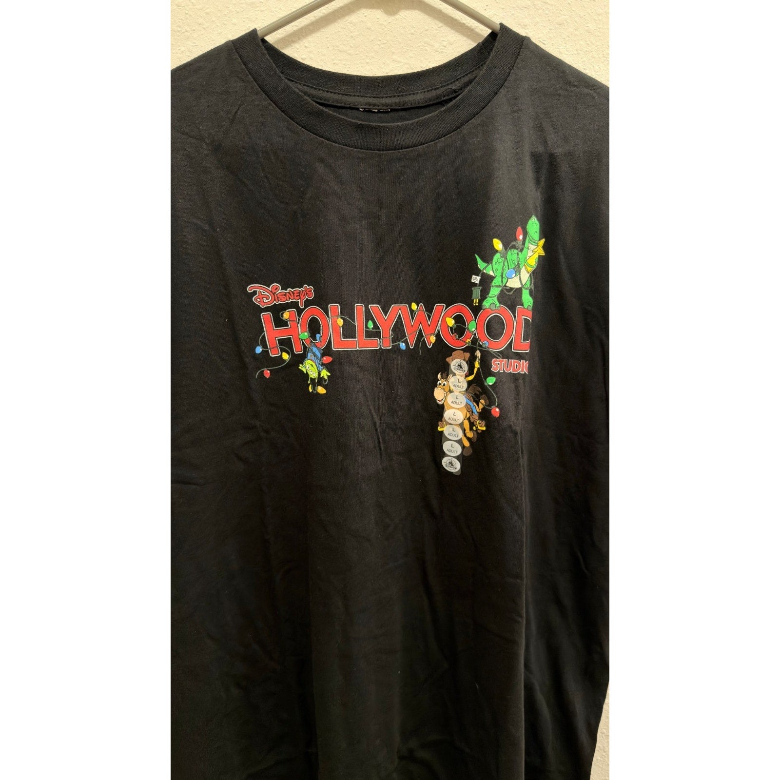 NEW Disney Parks Hollywood Studios Toy Story Holiday T-Shirt - Adult Large