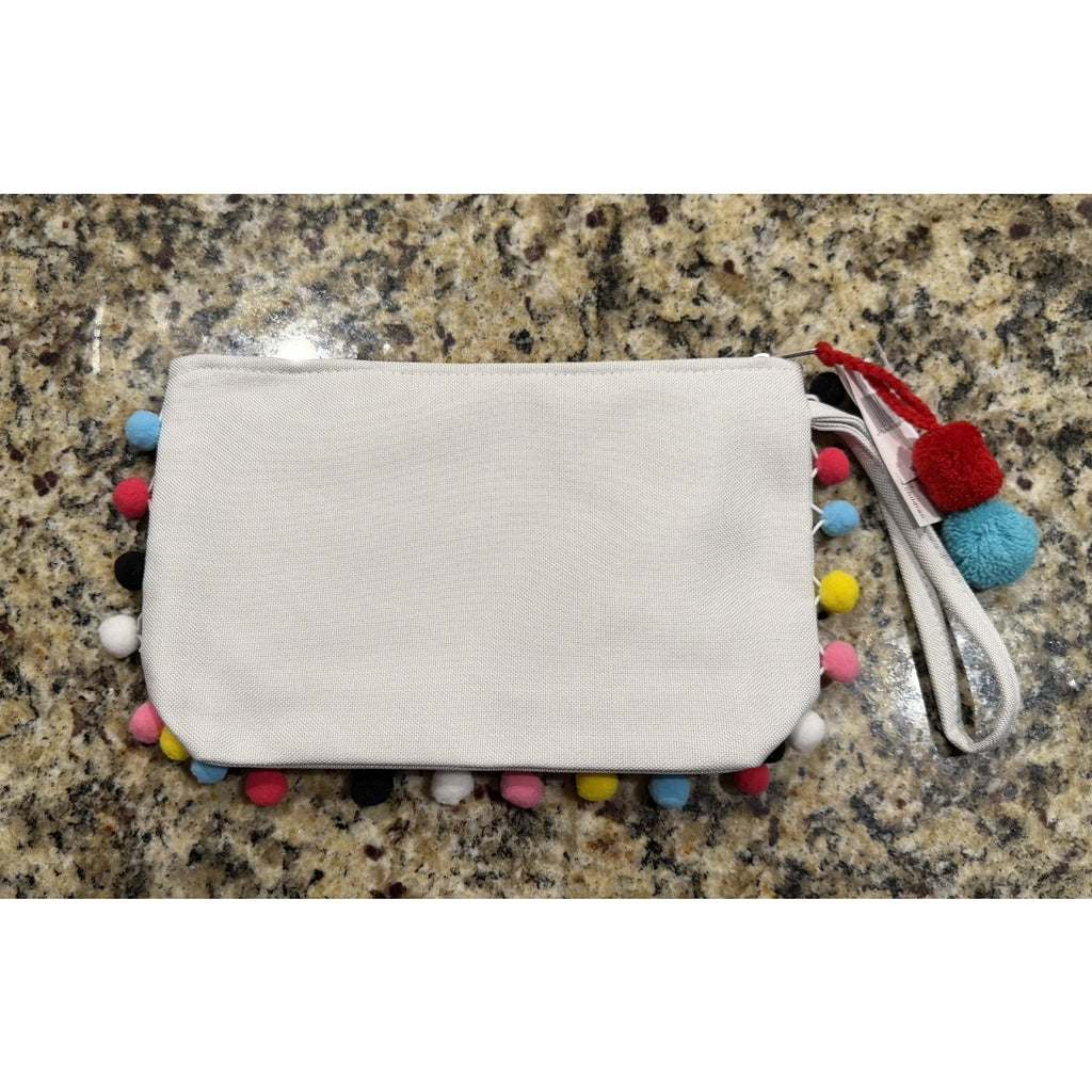 NEW Disney EPCOT World Showcase Mexico Pavilion Puffball Wristlet