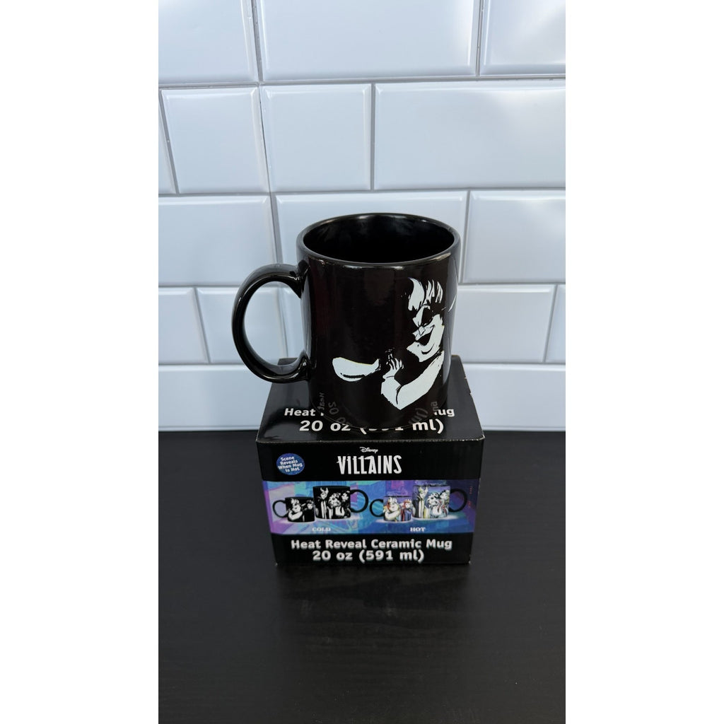 Disney Villains Heat Reveal Ceramic Mug 20 oz - Ursula, Maleficent, and More NEW