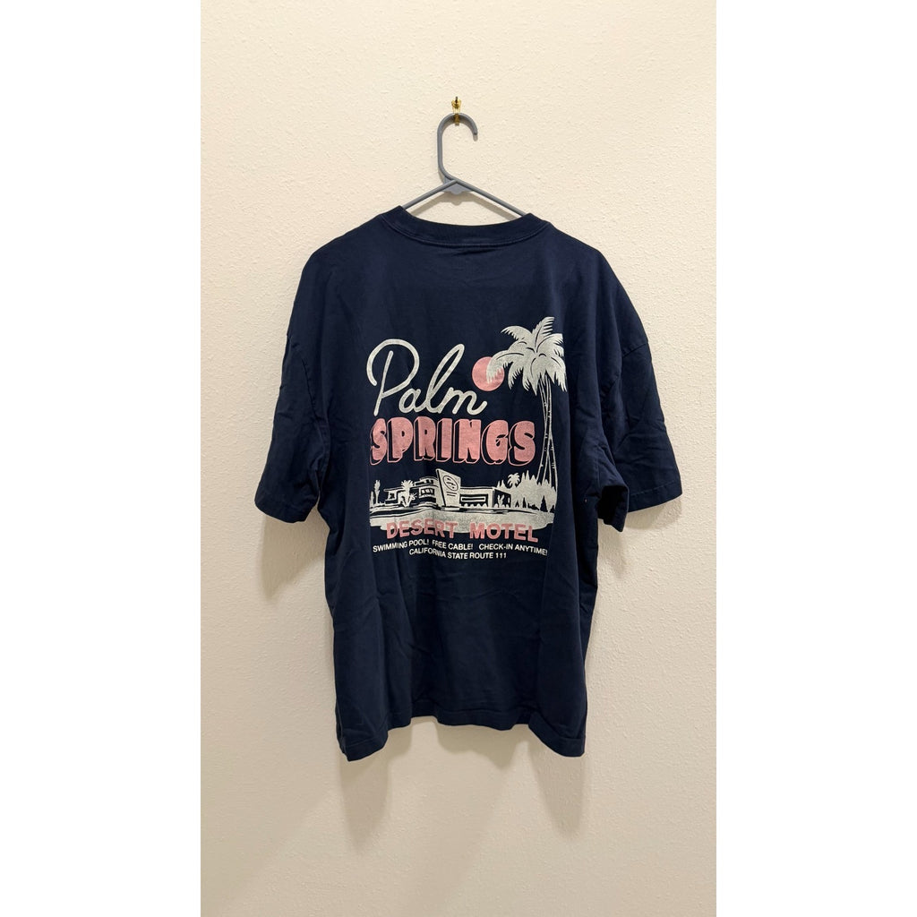 Hollister Men's Boxy Cut Palm Springs Desert Motel T-shirt - XL - Preowned