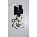 Disney Parks Mickey Mouse Heart Hands Keychain Pride Collection NWT