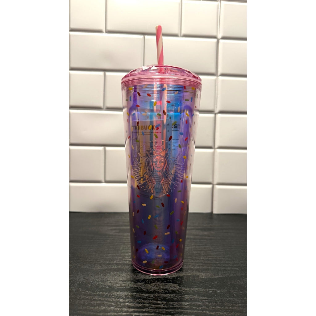 Disney Eats x Starbucks Walt Disney World Donut 24 oz Tumbler Pink NEW