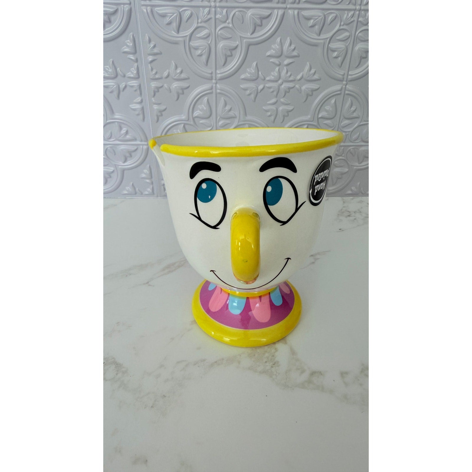 Disney Beauty and the Beast Chip 3D Figural Ceramic Mug 18oz NWT
