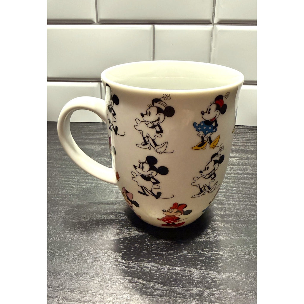 Disney Minnie Mouse Evolution Mug - Molded Ceramic 14 oz NEW