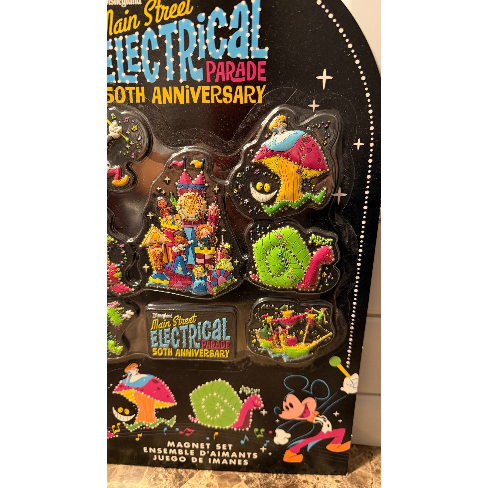 Disneyland Main Street Electrical Parade 50th Anniversary Magnets - 8 piece NEW
