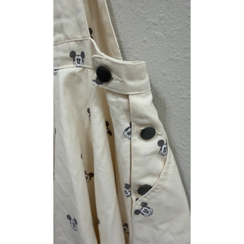 Disney Parks Her Universe Mickey Mouse Short Overalls Skirt Dress Large NWT