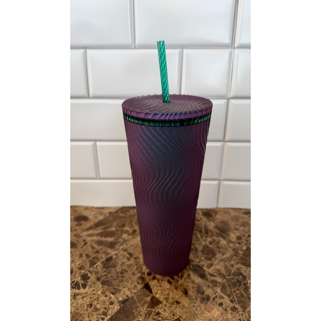 Starbucks 2025 Purple & Green Swirl Siren Venti Tumbler - NEW
