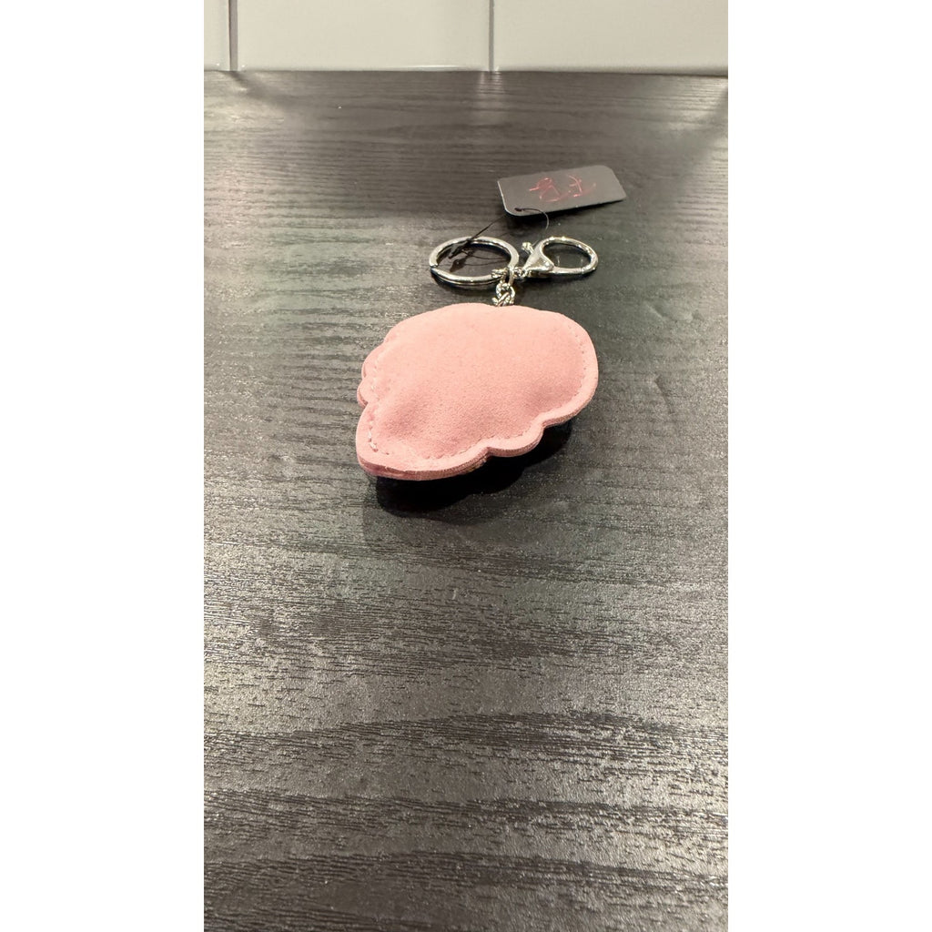 Pink Bling Skull Keychain / Sugar Skull Bag Charm